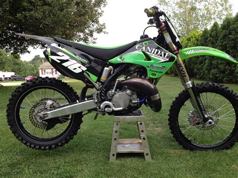 Rebuilding the top end, suspension, cranks, bearing and seals made the old kx have that newness feel of everything being tight. My 2003 kx 125 - Derek216's Bike Check - Vital MX