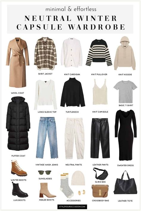 Do You Want To Create A Winter Capsule Wardrobe For The