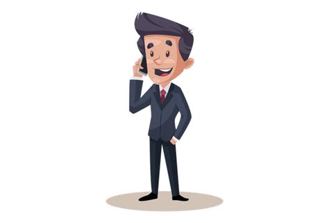 Best Premium Businessman Is Standing And Talking On The Phone