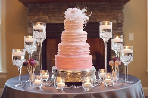 Glamorous Pink Wedding Cake Elizabeth Anne Designs The Wedding Blog