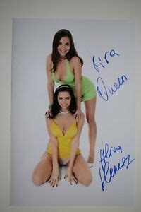 Kira Queen Alina Henessy Sexy Adult Model Signed Photo Autograph