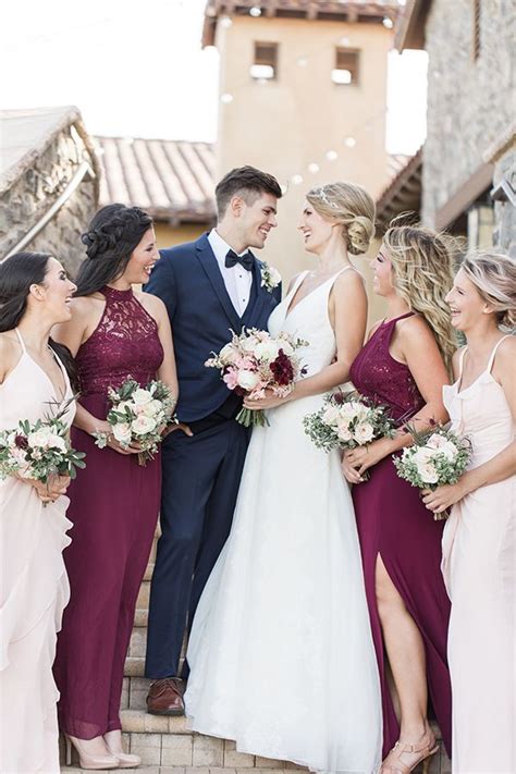 If you're one of those ladies captivated by this color, you won't want to miss these. Romantic Burgundy Blush Wedding Ideas | Colors for the ...
