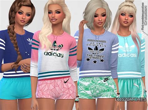 The Sims Resource Athletic Sweatshirts Collection By