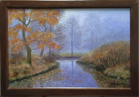 Oil Painting Autumn Rainlandscape Shop Online On Livemaster With