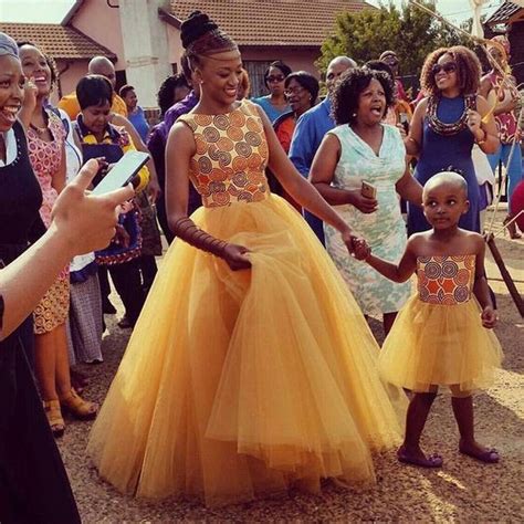 Design Of Cute African Wedding Dresses African Wax Prints Lobola Outfitslobola Dresses