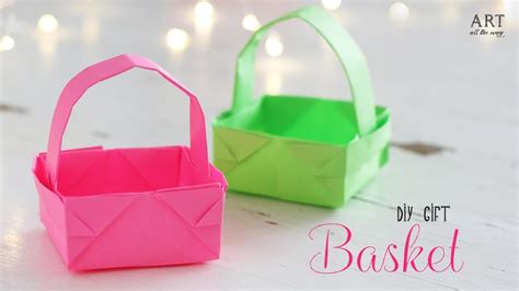 Diy Paper Basket How To Make Easy Paper Basket For Ts Crafts Road