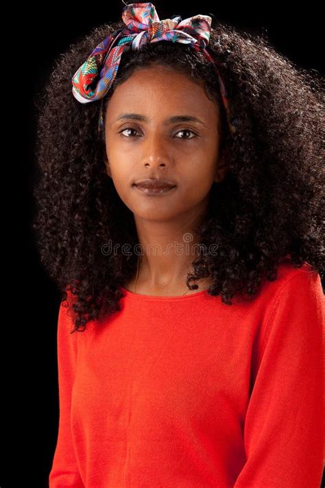 A Portrait Of An Ethiopian Mixed Etnicity Interracial Child Toddler