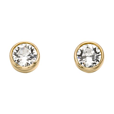 Swarovski Crystal Stud Earrings Dent Jewellers