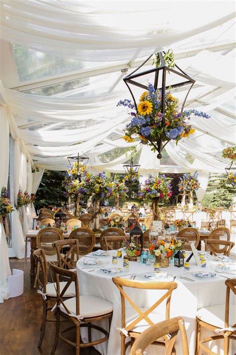 Sunflower Explosion - Design Works Events - Summer Wedding Colorado