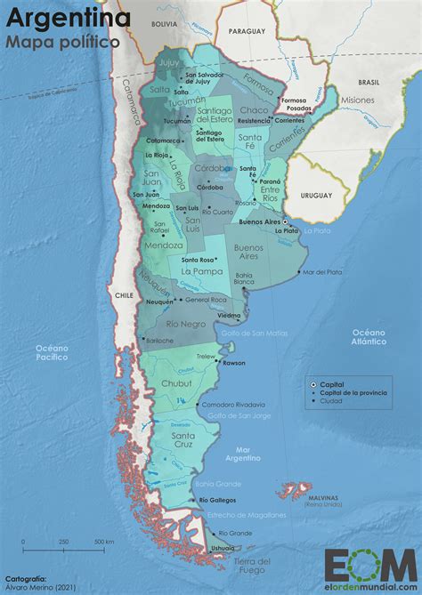 El Mapa Pol Tico De Argentina Mapas De El Orden Mundial Eom
