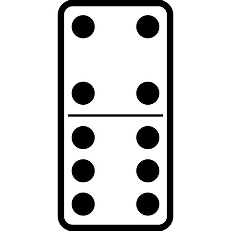 Pizza bestellen doe je bij domino's. Domino Set 24 PNG, SVG Clip art for Web - Download Clip ...