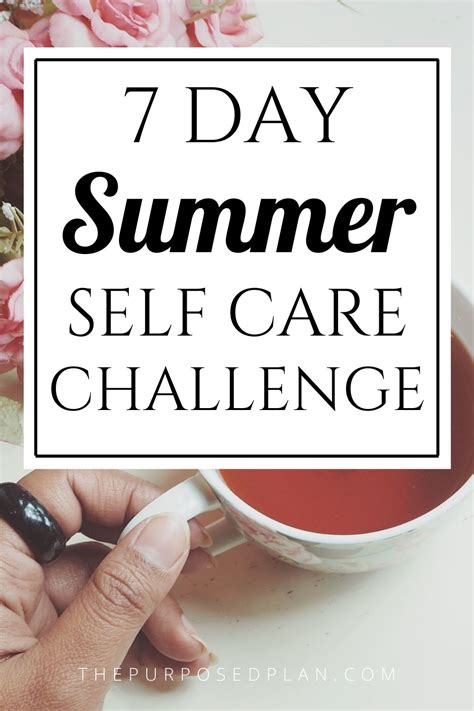 7 Day Self Care Challenge To Boost Your Mood The Purposed Plan