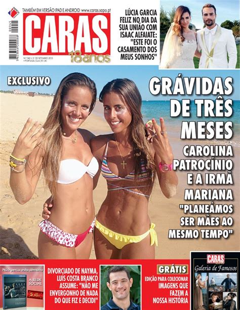 Vê aqui os registos partilhados pela apresentadora de televisão! Carolina Patrocínio está grávida de três meses