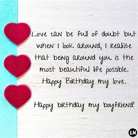 Love Birthday Card Messages For Him Happy Birthday Card