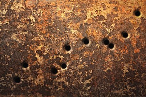 Rusty Bullet Hole Texture Pics Stock Photos Pictures And Royalty Free