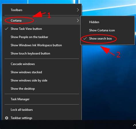 Lib Search Button On Windows 10