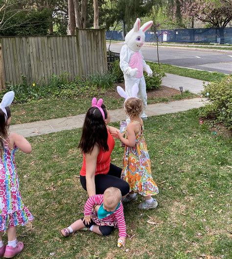 Allison Girls And Easter Bunny 4 12 2020 2 Larry Koester Flickr