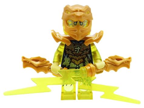 Lego Ninjago Minifigure Jay Dragon Ninja With Swords Etsy