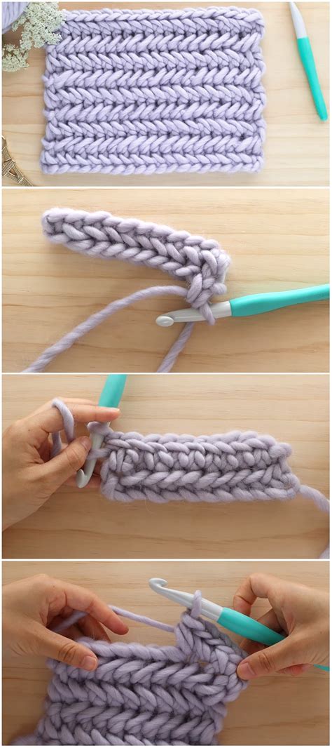 Herringbone Single Crochet Stitch Tutorial Tutorials And More