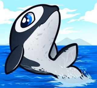 Draw an ellipse for the cobra's head. How to draw a simple baby killer whales? - AboutWhales