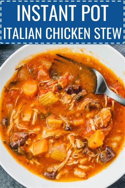 Here's a fantastic recipe for Italian Chicken Stew made in ...