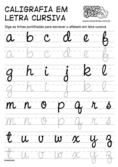 Resultado De Imagem Para Letra Cursiva Maiuscula E Minuscula Pontilhada Teaching Cursive Writing
