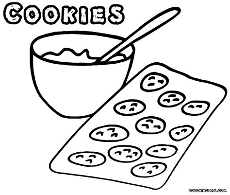 Cookies coloring pages | Coloring pages to download and print
