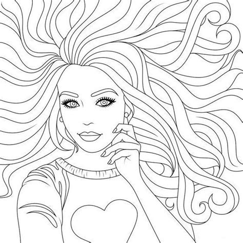 Dibujos de Niñas para colorear - Colorear24.com