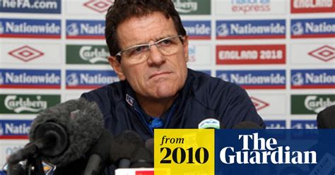 Fabio Capello Warns England Players To Keep Private Lives Under Control