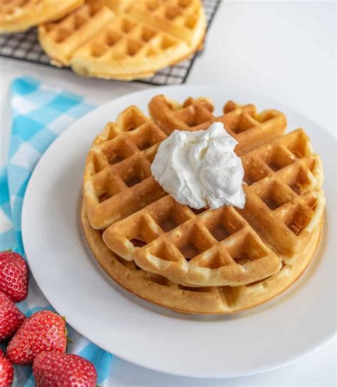 Extra Light And Fluffy Homemade Waffles How To Make Fluffy Waffles