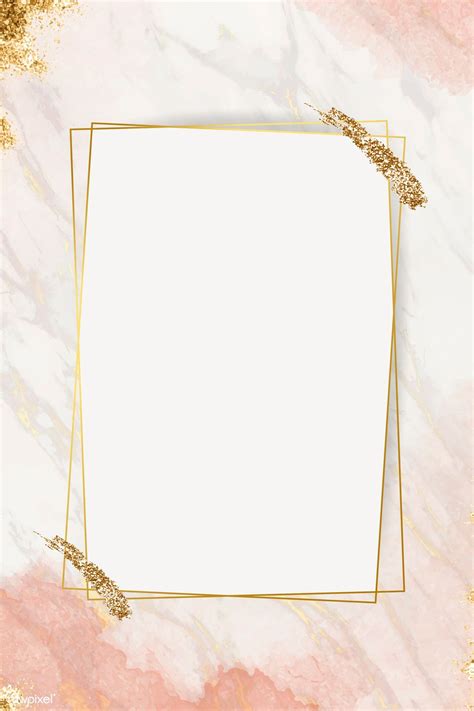 Download Premium Vector Of Shimmering Golden Frame Design Vector