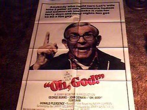Oh God Orig Movie Poster 1977 George Burns Ebay