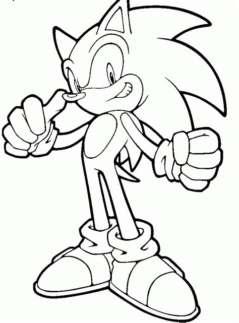 Dibujos Para Colorear De Sonic Y Sus Amigos Para Colorear