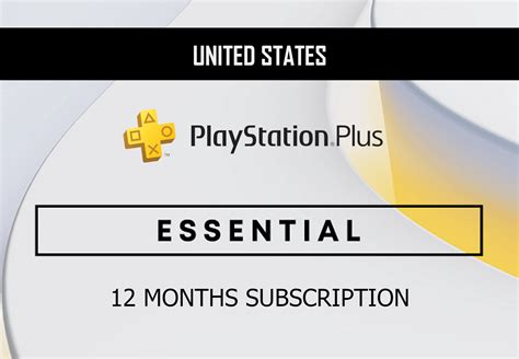 12 Month Sony Playstation Plus Essential Subscription Digital Key