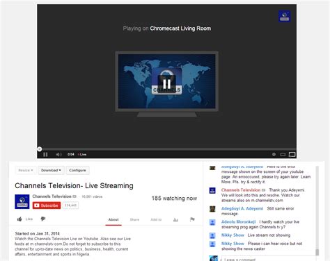 Youtube live streams are a way to broadcast a live video feed from your youtube channel for your subscribers to watch. YouTube Live Streams on Chromecast now available from the ...