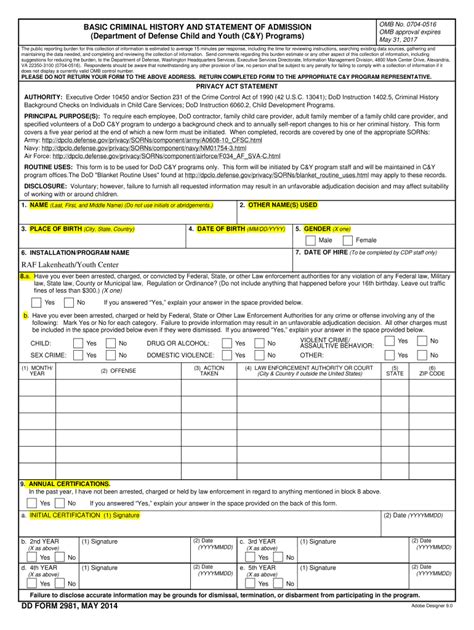 Dd2981 Form Fill Out And Sign Printable Pdf Template Signnow