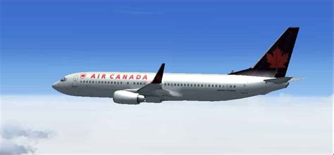 Boeing 737 800 Air Canada Textures 3 Flight Simulator Addon Mod