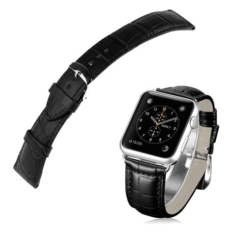 Tirnga compatible apple iwatch milanese. Leather Watch Band Strap +Classic Buckle+Tool for Apple ...