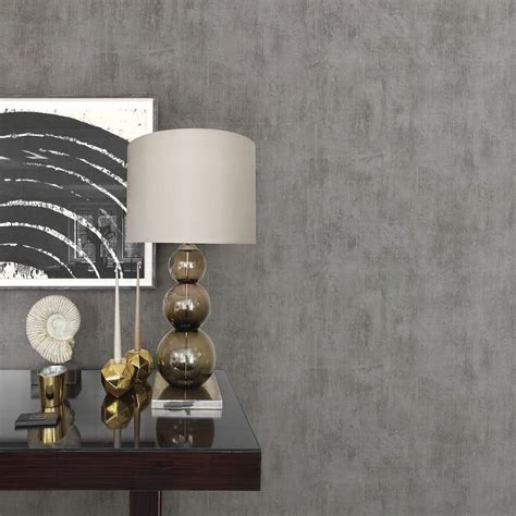 2927 13002 Polished Metallic Wallpaper By Brewster Ara Distressed Texture