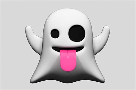 Emoji Ghost 3d Model Cgtrader