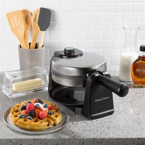 Hastings Home Waffle Iron Classic 180 Rotation Flip Waffle Maker With