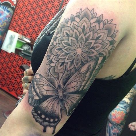 .see instagram photos and videos from henna tattoo schweiz®️ (@hennatattoo_official). Butterfly and Mandala on upperarm by @thomasgoossens2012 # ...