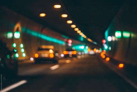 Cars And Lights In A Tunnel By Stocksy Contributor Mosuno Stocksy