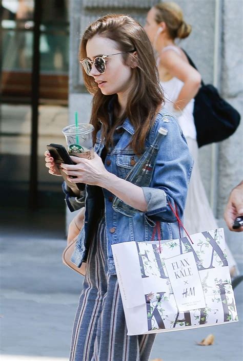 Lily Collins Out In Barcelona 14 Gotceleb