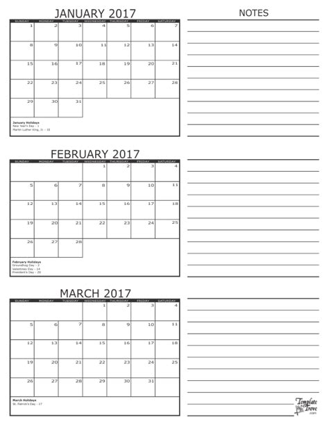 3 Month Calendar 2023 Printable Printable Blank World