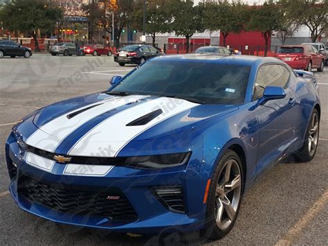 Chevy Camaro 2016 2018 Coupe Factory Style Rally Stripes Vinyl