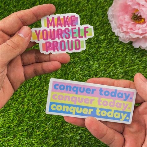 Conquer Today Motivational Sticker Big Moods