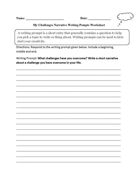 Third Grade Writing Worksheet