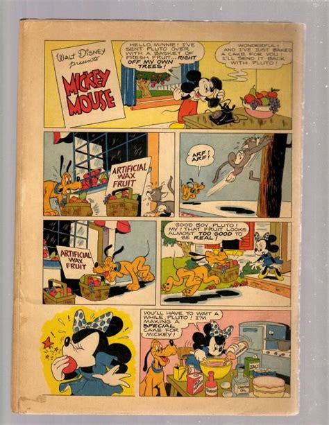 Four Color 181 Vg Dell Golden Age Comic Book Walt Disneys Mickey