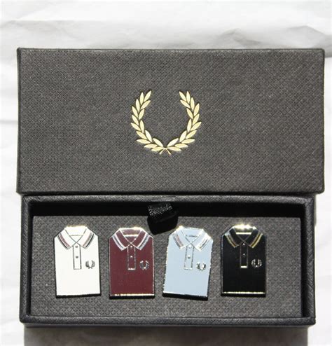Fred Perry Polo Pin Abzeichen Set Fred Perry Pin Abzeichen Etsy